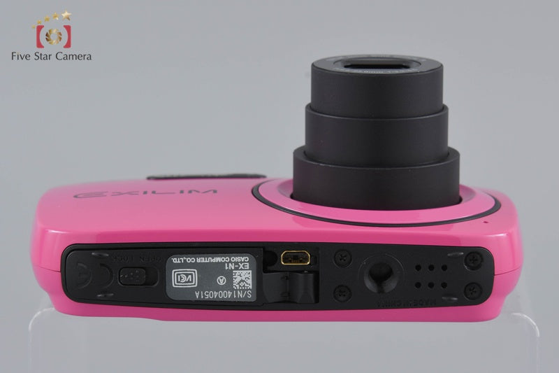 CASIO EXILIM EX-N1 Pink 16.1 MP Digital Camera w/ Box [Near Mint]