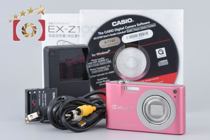 CASIO EXILIM EX-Z100 Pink 10.1 MP Digital Camera