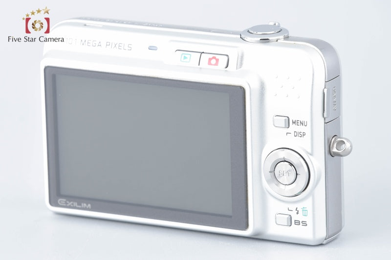 Casio EXILIM ZOOM EX-Z1050 Silver 10.1 MP Digital Camera w/ Box