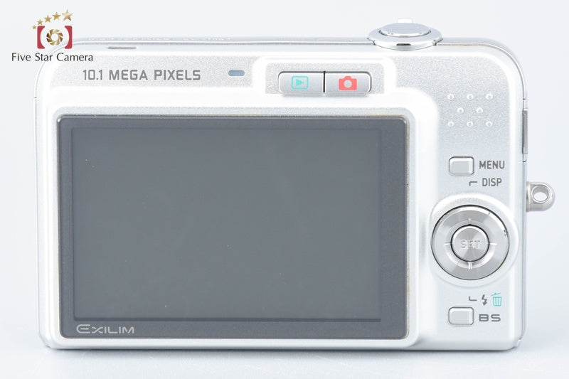 Casio EXILIM ZOOM EX-Z1050 Silver 10.1 MP Digital Camera w/ Box