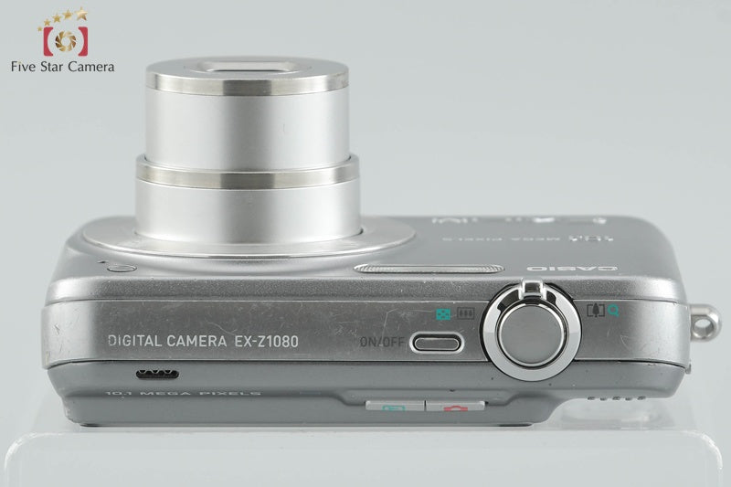 Casio EXILIM ZOOM EX-Z1080 Gray 10.1 MP Digital Camera [Very Good]