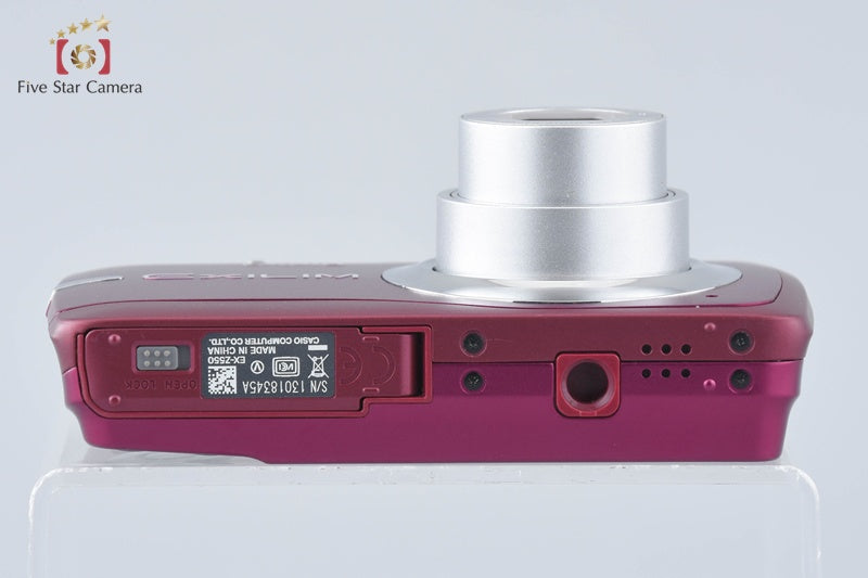 Casio EXILIM EX-Z550 Red 14.1 MP Digital Camera