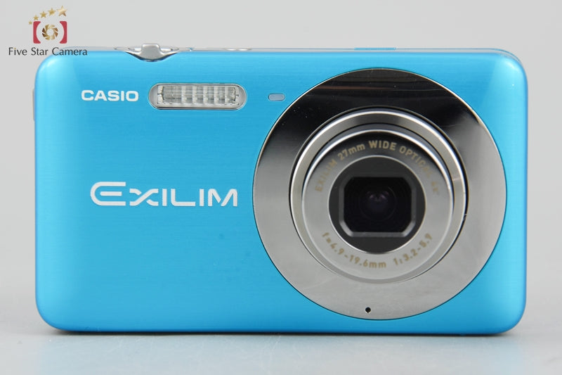 Very Good!! Casio EXILIM EX-Z800 Hawaiian Blue 14.1 MP Digital Camera w/ Box