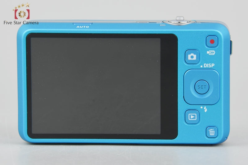 Very Good!! Casio EXILIM EX-Z800 Hawaiian Blue 14.1 MP Digital Camera w/ Box