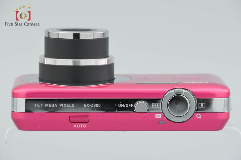 Casio EXILIM EX-Z800 Cherry Pink 14.1 MP Digital Camera [Very Good]