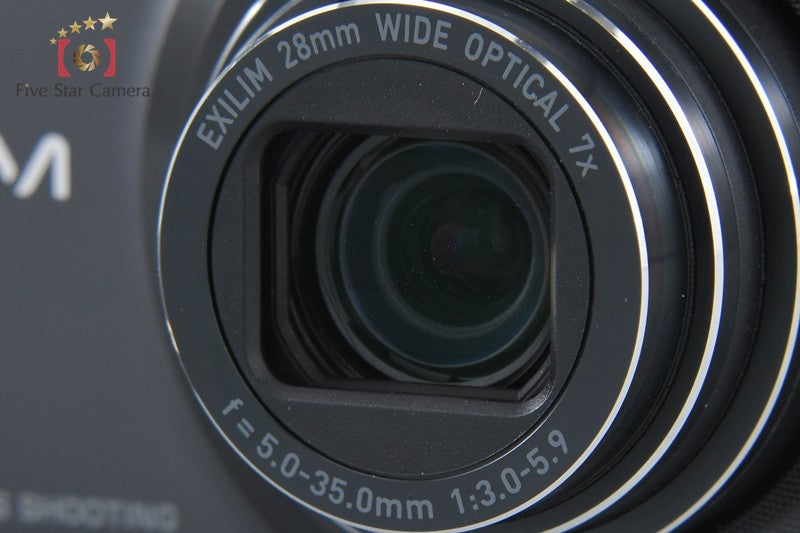 Casio HIGH SPEED EXILIM EX-ZR10 Black 12.1 MP Digital Camera w/ Box [Very Good]