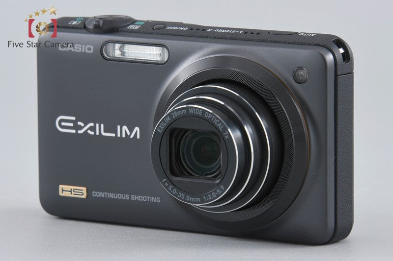 Casio HIGH SPEED EXILIM EX-ZR10 Black 12.1 MP Digital Camera w/ Box [Very Good]