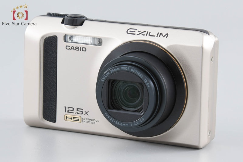 Casio HIGH SPEED EXILIM EX-ZR300 Gold 16.1 MP Digital Camera w/ Box [Very Good]