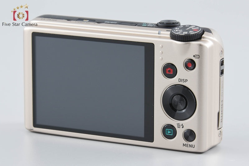 Casio HIGH SPEED EXILIM EX-ZR300 Gold 16.1 MP Digital Camera w/ Box [Very Good]