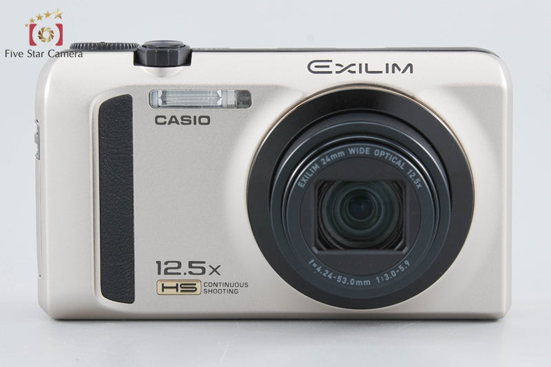 Casio HIGH SPEED EXILIM EX-ZR300 Gold 16.1 MP Digital Camera w/ Box [Very Good]