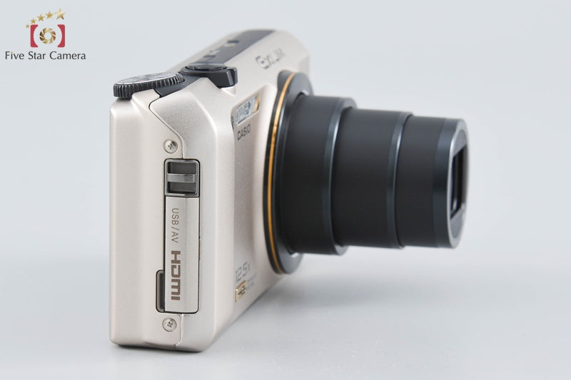 Casio HIGH SPEED EXILIM EX-ZR300 Gold 16.1 MP Digital Camera w/ Box [Very Good]
