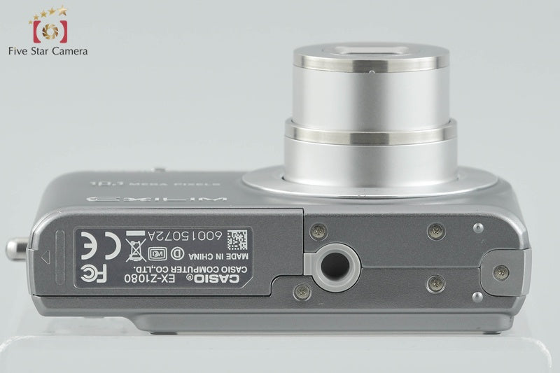 Casio EXILIM ZOOM EX-Z1080 Gray 10.1 MP Digital Camera w/ Box