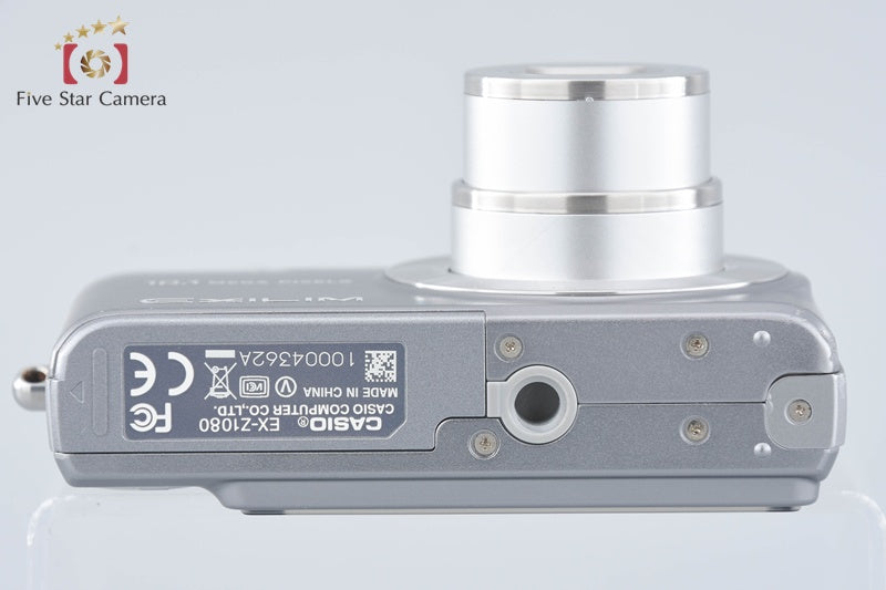 Casio EXILIM ZOOM EX-Z1080 Gray 10.1 MP Digital Camera w/ Box