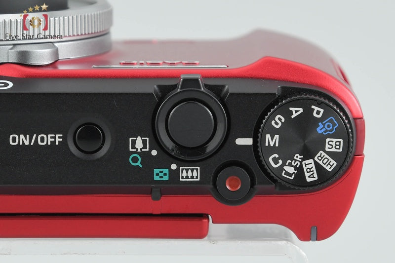 Casio HIGH SPEED EXILIM EX-ZR1000 Red 16.1 MP Digital Camera [Very Good]