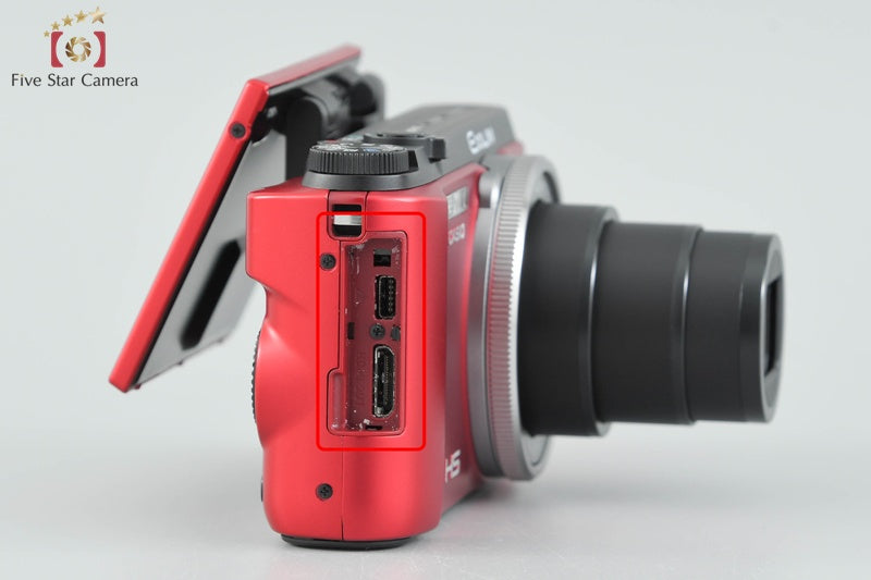 Casio HIGH SPEED EXILIM EX-ZR1000 Red 16.1 MP Digital Camera [Very Good]