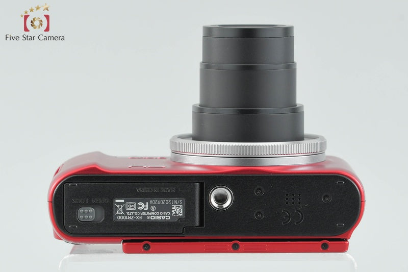 Casio HIGH SPEED EXILIM EX-ZR1000 Red 16.1 MP Digital Camera [Very Good]