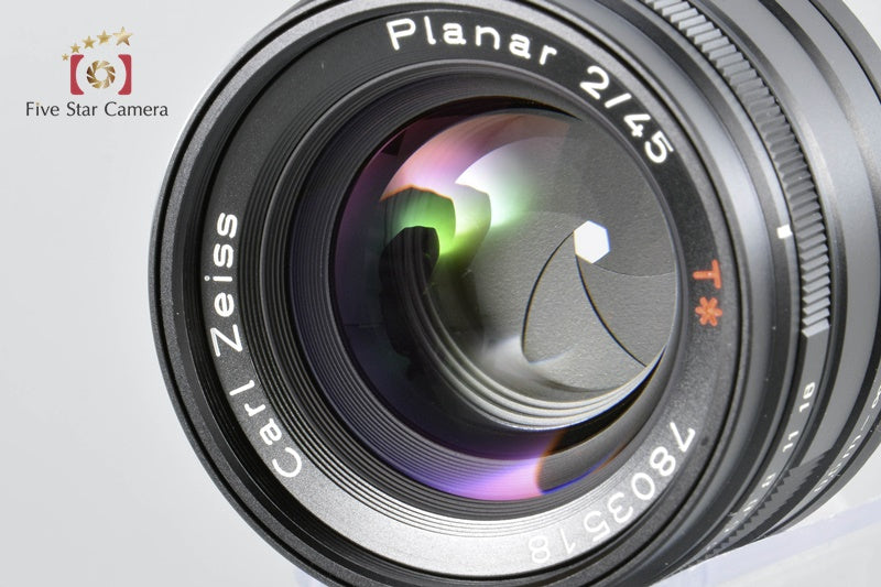 CONTAX Carl Zeiss Planar 45mm f/2 T* Black