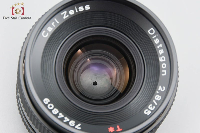 Near Mint!! CONTAX Carl Zeiss Distagon 35mm f/2.8 T* MMJ w/ Box