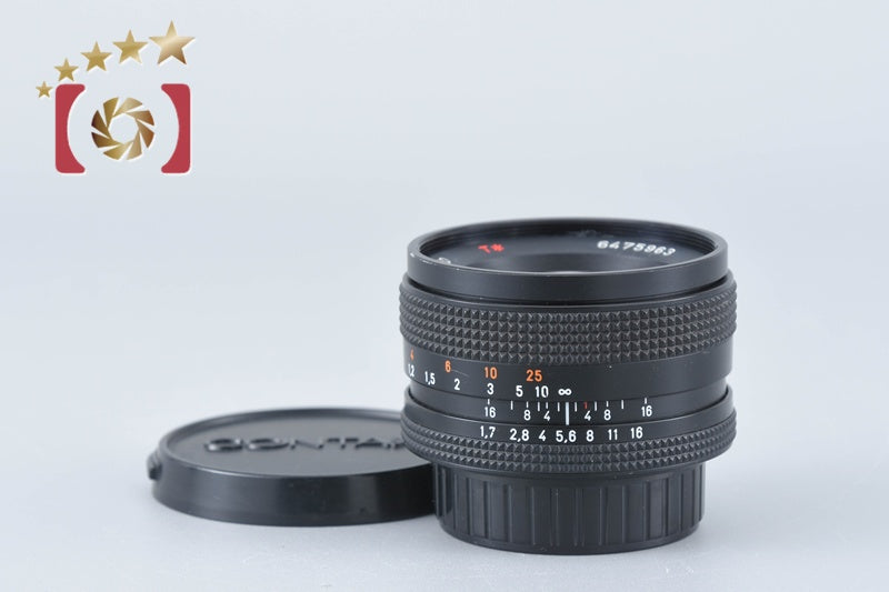 CONTAX Carl Zeiss Planar 50mm f/1.7 T* AEJ 2025.11 Overhauled!! [Very Good]