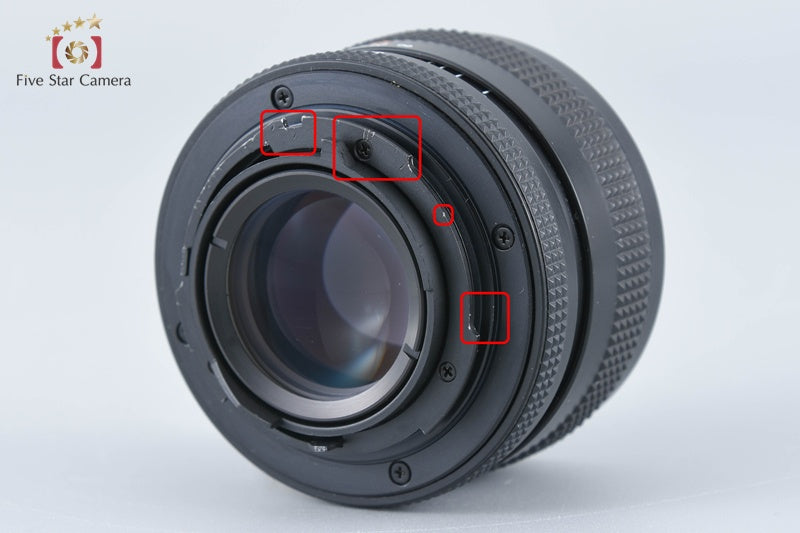 CONTAX Carl Zeiss Planar 50mm f/1.7 T* AEJ 2025.11 Overhauled!! [Very Good]