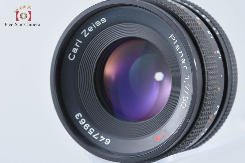 CONTAX Carl Zeiss Planar 50mm f/1.7 T* AEJ 2025.11 Overhauled!! [Very Good]