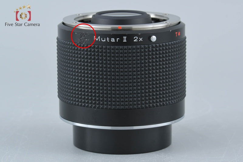 Very Good!! CONTAX Carl Zeiss Mutar II 2x T* w/ Box