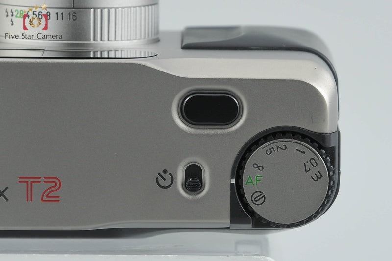 CONTAX T2 35mm Point & Shoot Film Camera w/ Data Back, Box [Very Good]