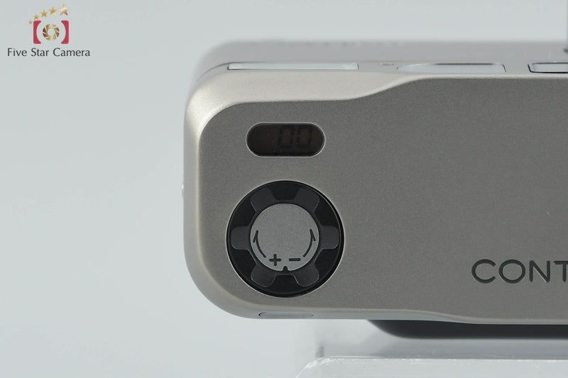 CONTAX T2 35mm Point & Shoot Film Camera w/ Data Back, Box [Very Good]