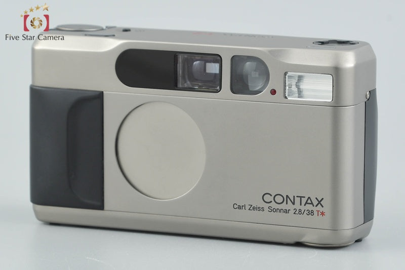 CONTAX T2 35mm Point & Shoot Film Camera w/ Data Back, Box [Very Good]