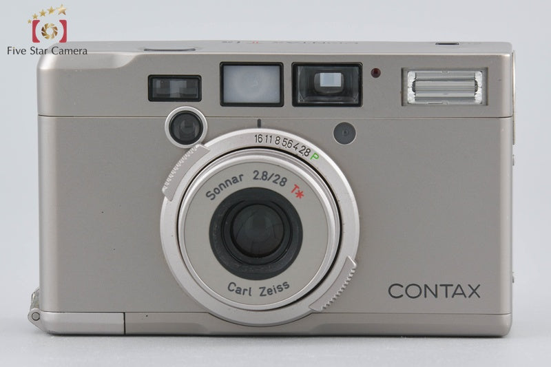 CONTAX Tix Silver APS Point & Shoot Film Camera w/ Box [Very Good]