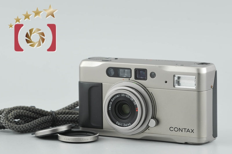 CONTAX TVS 35mm Point & Shoot Film Camera w/ Data Back [Very Good]
