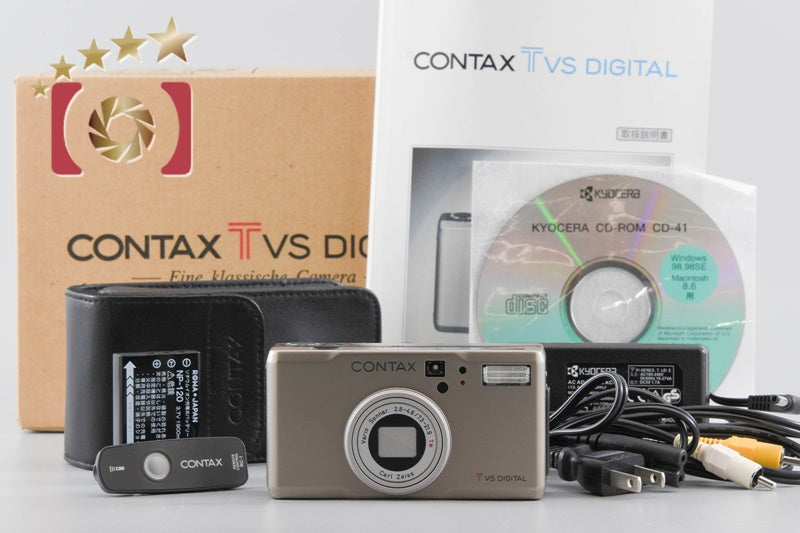 CONTAX TVS DIGITAL Titanium 5.0 MP Digital Camera w/ Box [Very Good]