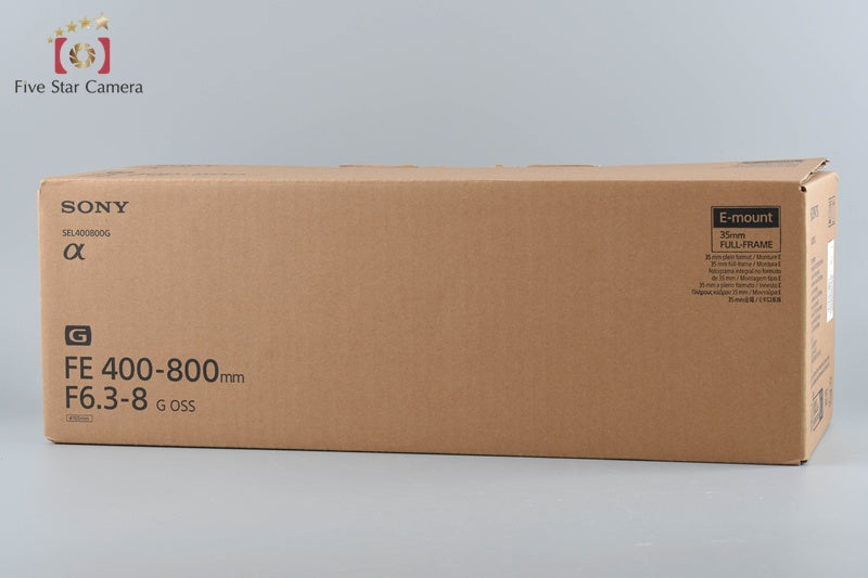 SONY FE 400-800mm f/6.3-8 G OSS SEL400800G w/ Box