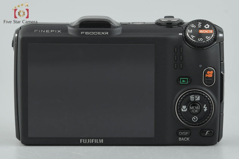 Fujifilm FINEPIX F600EXR Black 16.0 MP Digital Camera w/ Box