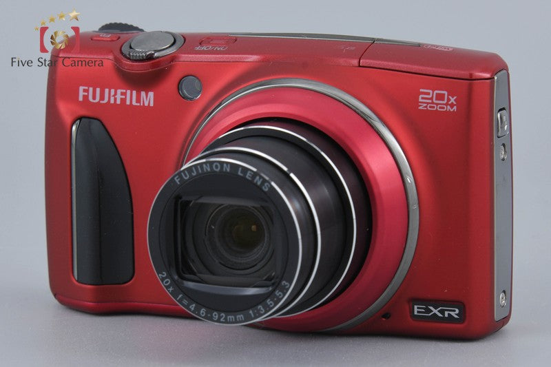 Fujifilm FinePix F900EXR Red 16.0 MP Digital Camera w/ Box [Very Good]