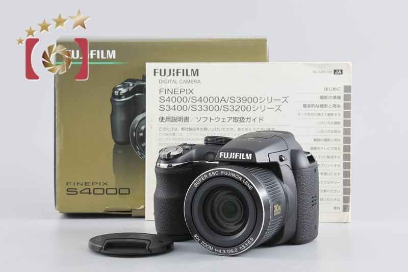 Fujifilm FinePix S4000 Black 14.0 MP Digital Camera w/ Box