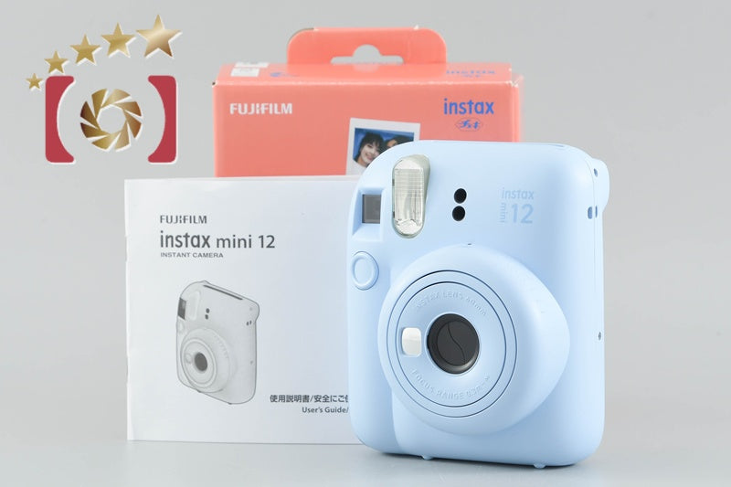 FUJIFILM Instax Mini 12 Pastel Blue Instant Film Camera w/ Box [Near Mint]