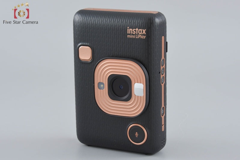 FUJIFILM Instax Mini LiPlay Elegant Black Instant Film Camera [Mint]
