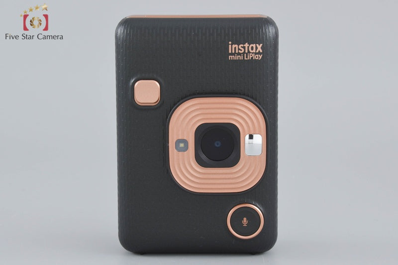 FUJIFILM Instax Mini LiPlay Elegant Black Instant Film Camera [Mint]