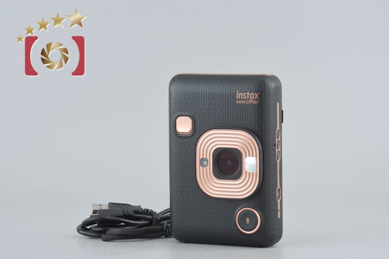 FUJIFILM Instax Mini LiPlay Elegant Black Instant Film Camera