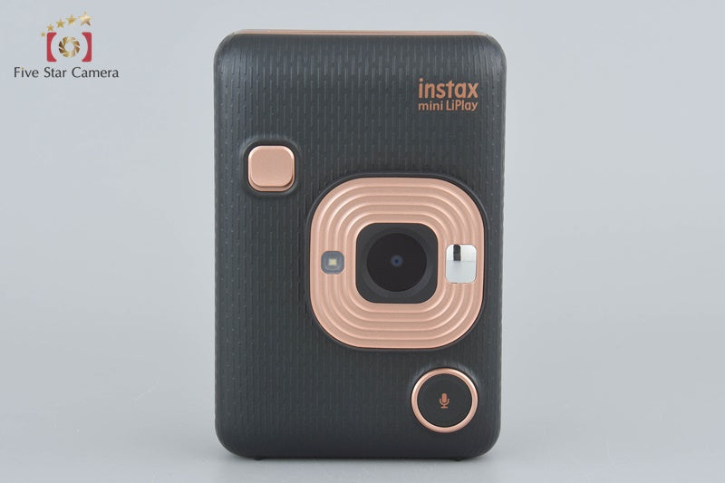 FUJIFILM Instax Mini LiPlay Elegant Black Instant Film Camera