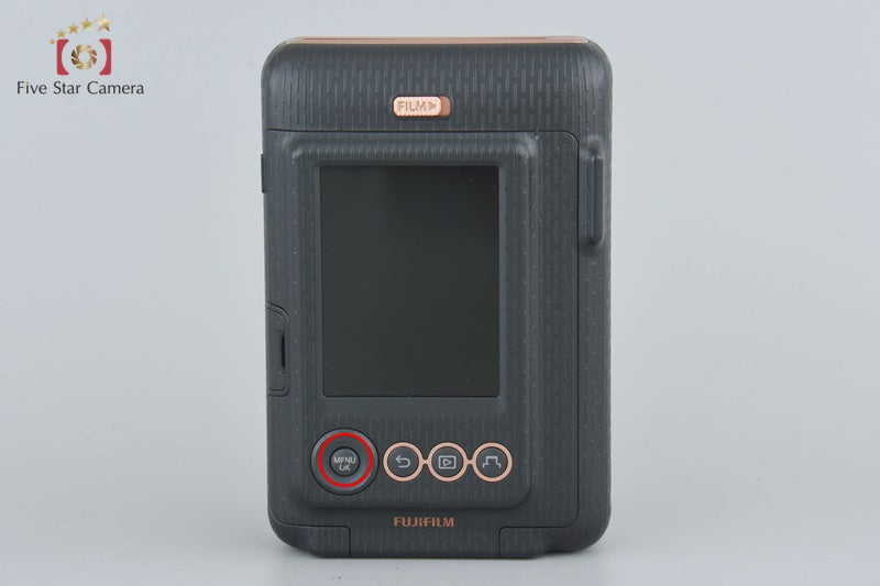 FUJIFILM Instax Mini LiPlay Elegant Black Instant Film Camera