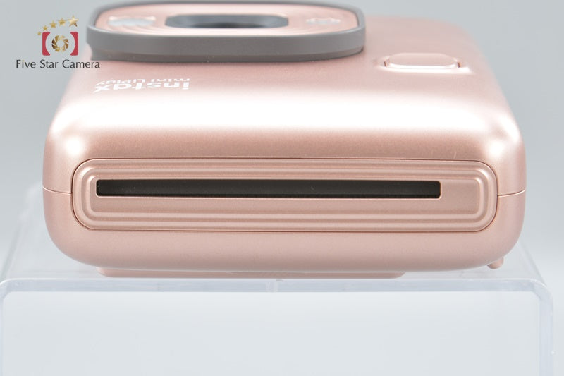 FUJIFILM Instax Mini LiPlay Blush Gold Instant Film Camera