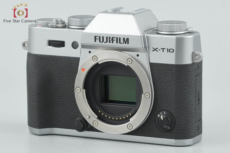 Fujifilm X-T10 Silver 16.3MP Digital Mirrorless Camera Body