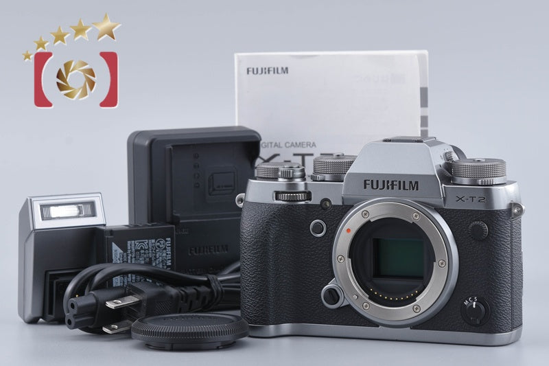 Fujifilm X-T2 Graphite Silver 24.3 MP Digital Mirrorless Camera Body