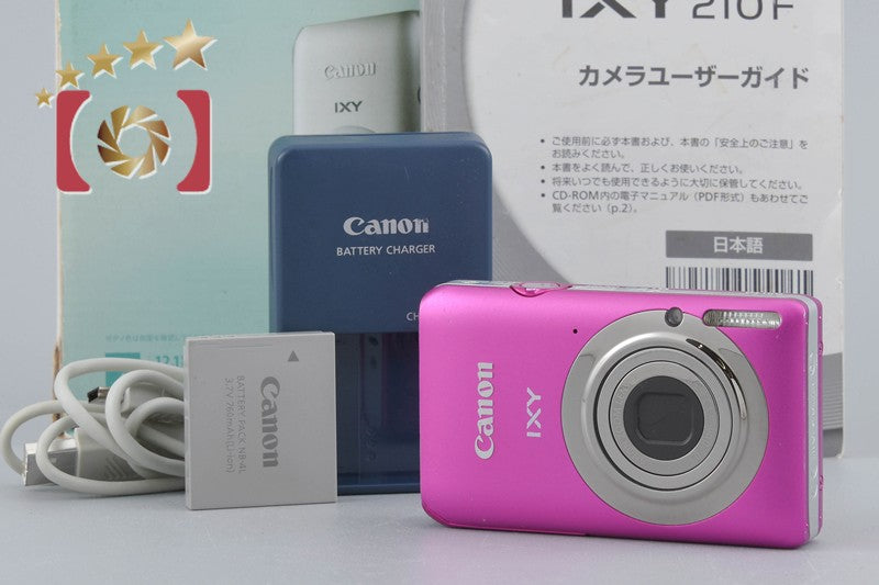 Canon IXY 210F Pink 12.1 MP Digital Camera w/ Box