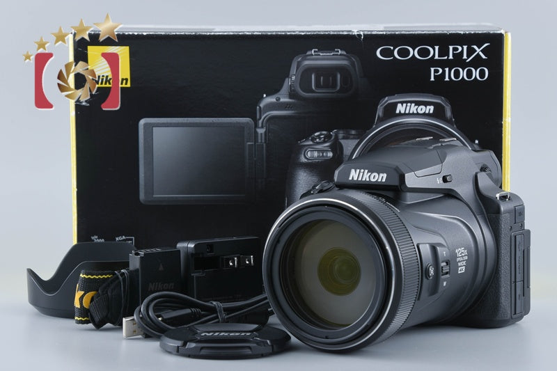 Nikon COOLPIX P1000 16.7 MP Digital Camera w/ Box