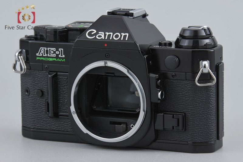 Canon AE-1 PROGRAM Black 35mm SLR Film Camera Body