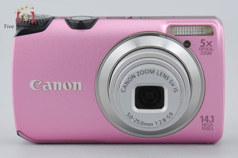 Canon PowerShot A3200 IS Pink 14.1 MP Digital Camera