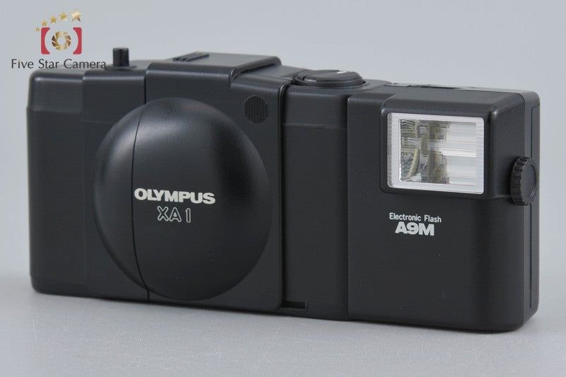 Olympus XA1 Black 35mm Point & Shoot Film Camera + A9M Electronic Flash